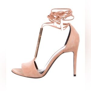 Pierre Hardy Pink Suede Heels